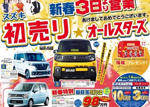 車の初売り2020！決算とどちらが安い？初売りの値引き交渉術暴露 